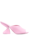 Ferragamo Pink F-heel Heeled Sandals In Pink