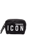 DSQUARED2 LOGO-PRINT MAKEUP BAG