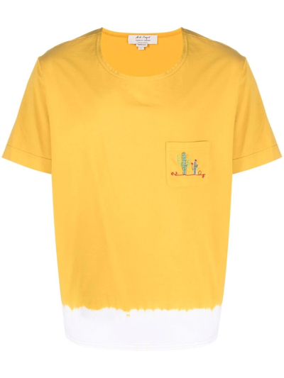 Nick Fouquet Embroidered-design T-shirt In Yellow