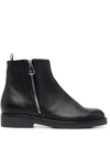 BALLY ZIP-UP LEATHER BOOTS