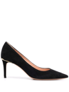 BALLY POINTED-TOE SUEDE PUMPS