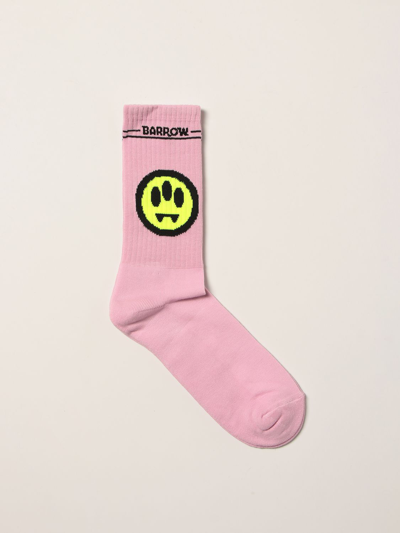 Barrow Pink Socks With Logo