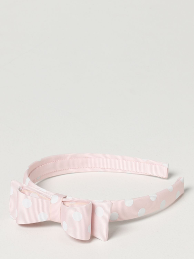 Monnalisa Headband With Bow In Pink