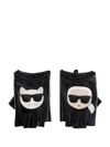 KARL LAGERFELD KARL LAGERFELD K/IKONIK FINGERLESS GLOVES