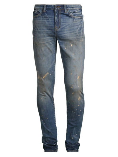 Prps Cayenne Distressed Stretch Super Skinny Jeans In Bleach Splash