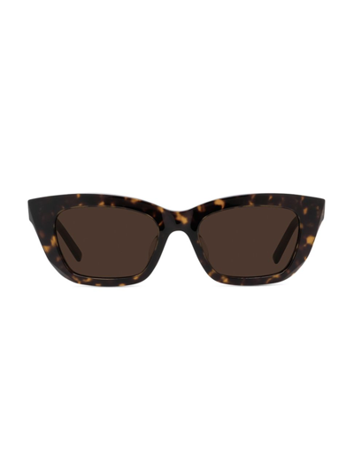 Givenchy Gv40015u 52e Cat Eye Sunglasses In Brown