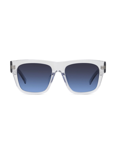 Givenchy 52mm Square Sunglasses In Gray/blue Gradient