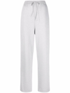 Prada Straight-leg Track Pants In Grey