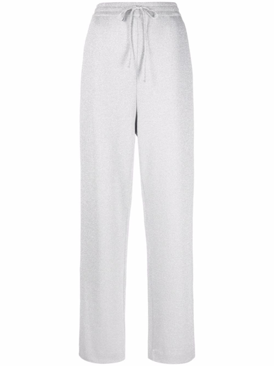 Prada Straight-leg Track Trousers In Grey