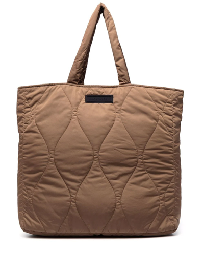 Mackintosh Lexis Padded Tote Bag In Brown