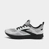 Brooks Men's Ghost 14 Running Sneakers From Finish Line In White/black
