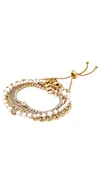 Ettika Chain Bracelet Set In Gold