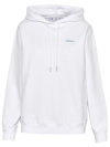 Off-white Diag Stripe-print Cotton Hoodie In White