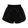 Jw Anderson Black Oversized Running Shorts In Black