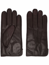 ASPINAL OF LONDON CASHMERE-BLEND LINED LEATHER GLOVES