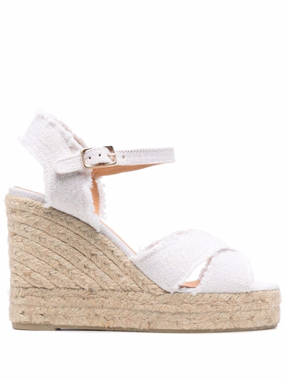 Castaã±er Castaner Bromelia Lurex Wedge Espadrilles In Multi-colored