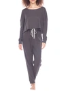 Honeydew Intimates Jersey Waffle Knit Pajama Set In Drizzle