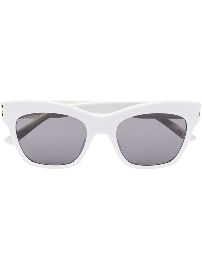 Balenciaga Square-frame Sunglasses In Weiss