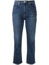 Tu Es Mon Tresor The Rose Quartz Bootcut Jeans In Blue