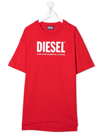 DIESEL DEXTRA LOGO-PRINT T-SHIRT DRESS