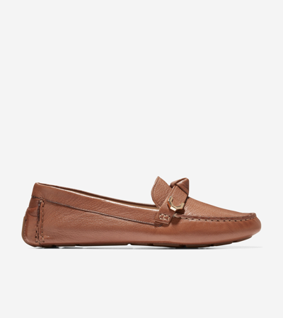Cole Haan Women's Evelyn Bow Driver Loafers In Cuoio