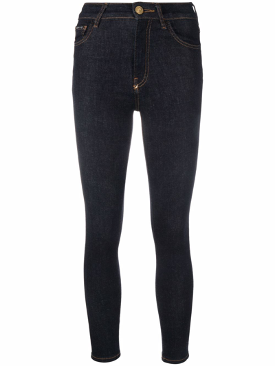 Philipp Plein Denim Skinny Trousers In Blue