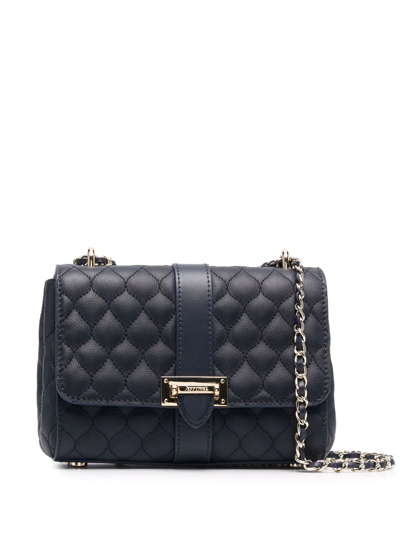 Aspinal Of London Lottie Quilted Shoulder Bag In Black