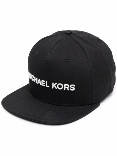 Michael Kors Embroidered-logo Baseball Cap In Black