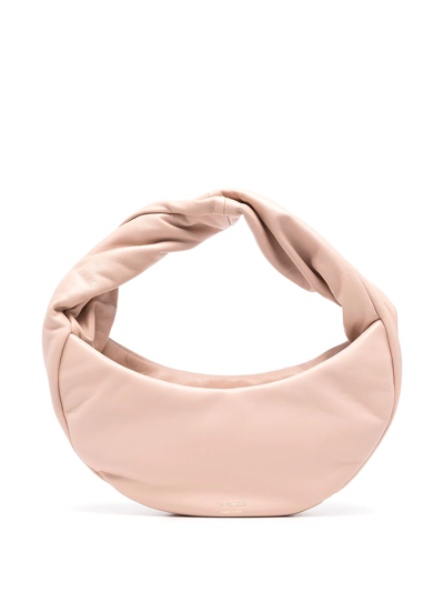 Ree Projects Mini Wyn Ruched Bag In Nude Nude