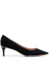 BALLY POINTED SUEDE PUMPS
