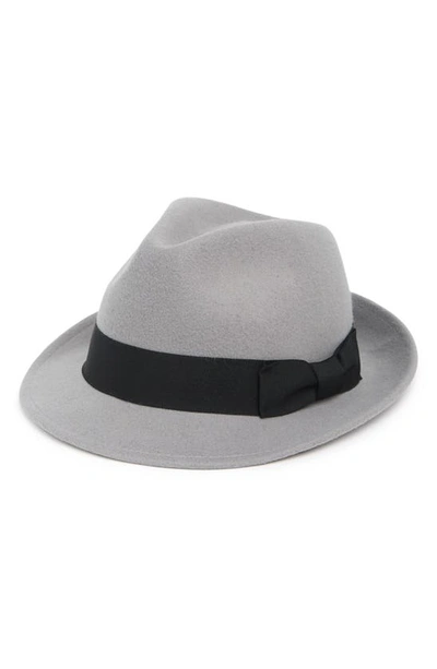 Collection Xiix Fedora Hat In Light Grey