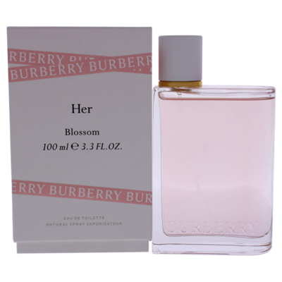 Burberry Her Blossom By  For Women - 3.3 oz Edt Spray In Pink / Plum