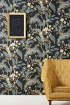 Rifle Paper Co . Peacock Wallpaper By . In Black Size Swatch