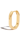 Maria Black Gold-plated Slick Huggie Hoop Earring In Gold