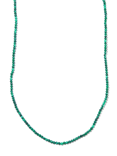 Luis Morais Luis 14k Yg Cross Togle Grn Malachite 24 In Gold