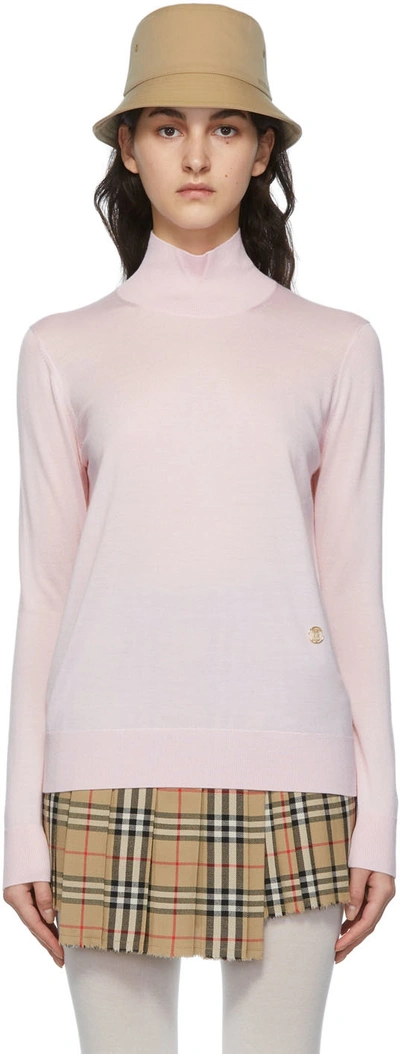 BURBERRY PINK NADIRA TURTLENECK