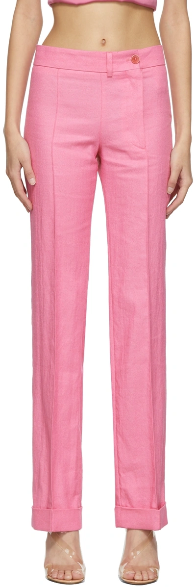 Jacquemus Pink 'le Trouseralon Fresa' Trousers