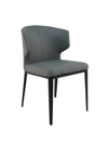 Moe's Home Collection Set Of 2 Delaney Side Chairs In Gray