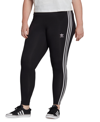 Adidas Originals Adidas Women's Originals Adicolor Classics 3-stripes Leggings (plus Size) In Black