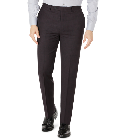Calvin Klein Men's Skinny-fit Wool Suit Separates Pants In Grey