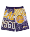 Mitchell & Ness Youth Boys Mitchell Ness Purple Los Angeles Lakers Hardwood Classics Jumbotron Shorts In Purple