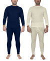 GALAXY BY HARVIC MEN'S WINTER THERMAL TOP AND BOTTOM, 4 PIECE SET