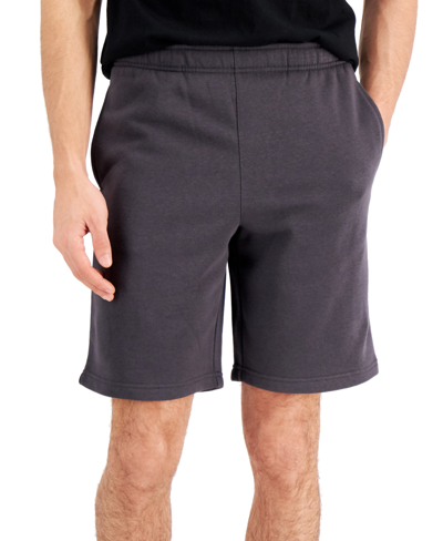 Ideology Men's Fleece Shorts, Created For Macy's In Deep Charcoal
