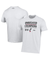 UNDER ARMOUR MEN'S UNDER ARMOUR WHITE CINCINNATI BEARCATS 2021 AAC FOOTBALL CONFERENCE CHAMPIONS UNDEFEATED T-SHI