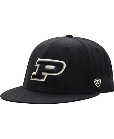 Top Of The World Men's  Black Purdue Boilermakers Team Color Fitted Hat