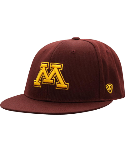 Top Of The World Men's  Maroon Minnesota Golden Gophers Team Color Fitted Hat