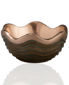 Nambe Copper Canyon Small Metal Bowl In Rust/copper