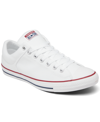Converse Men's Chuck Taylor All Star High Street Low Casual Sneakers From Finish Line In White/garnet/natural