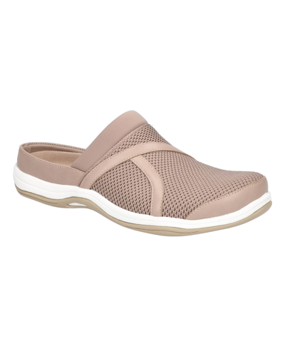 Easy Street Women's Sport Getup Mules Women's Shoes In Tan/beige