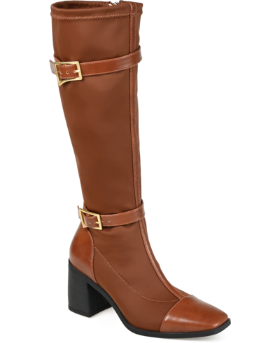 Journee Collection Women's Gaibree Boots In Brown